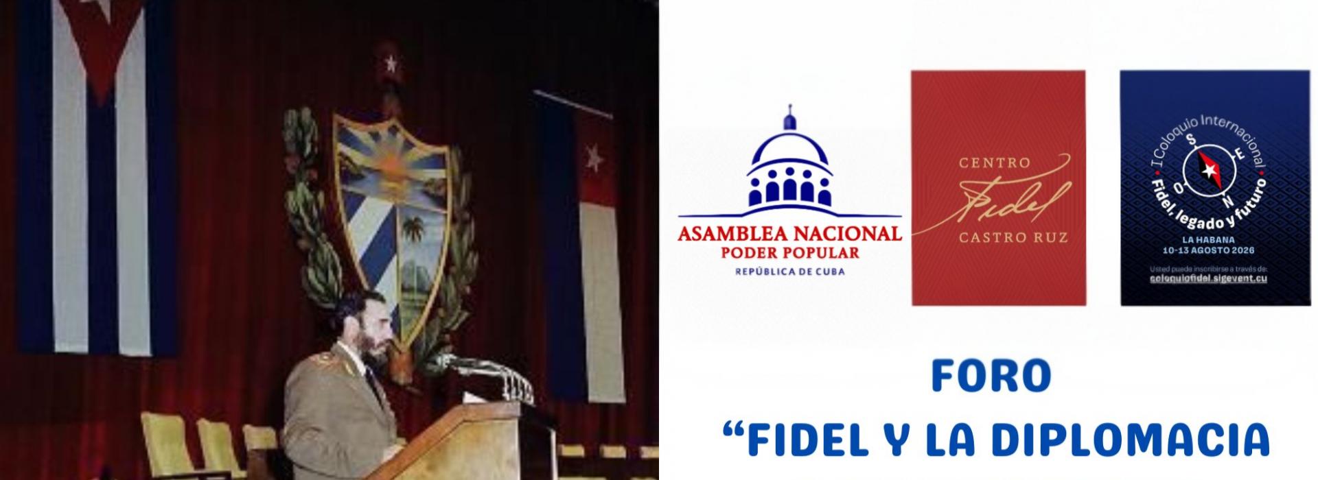 Realizarán Foro «Fidel y la Diplomacia Parlamentaria» 